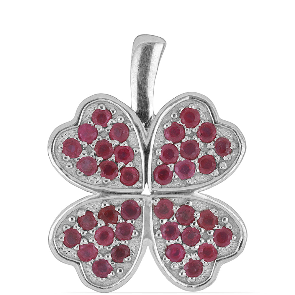 Silberanhänger mit Rubin aus Madagaskar 1 