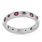 Silberring mit Rubin aus Madagaskar
