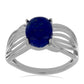 Silberring mit Lapislazuli aus Badakhshan