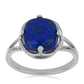 Silberring mit Lapislazuli aus Badakhshan