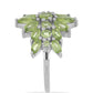 Silberring mit Peridot aus Changbai