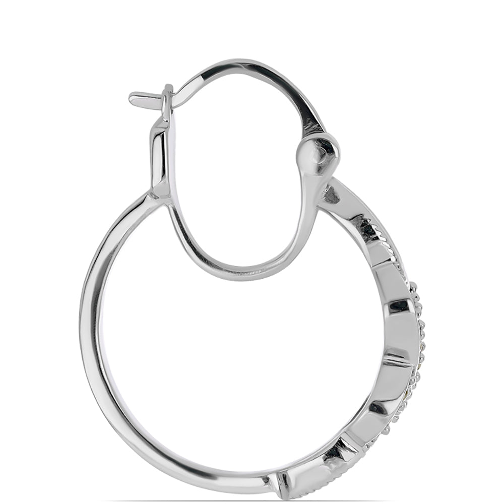 Silberohrringe mit Peridot aus Changbai