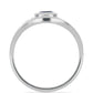 Silberring mit blauem Rosebery Saphir
