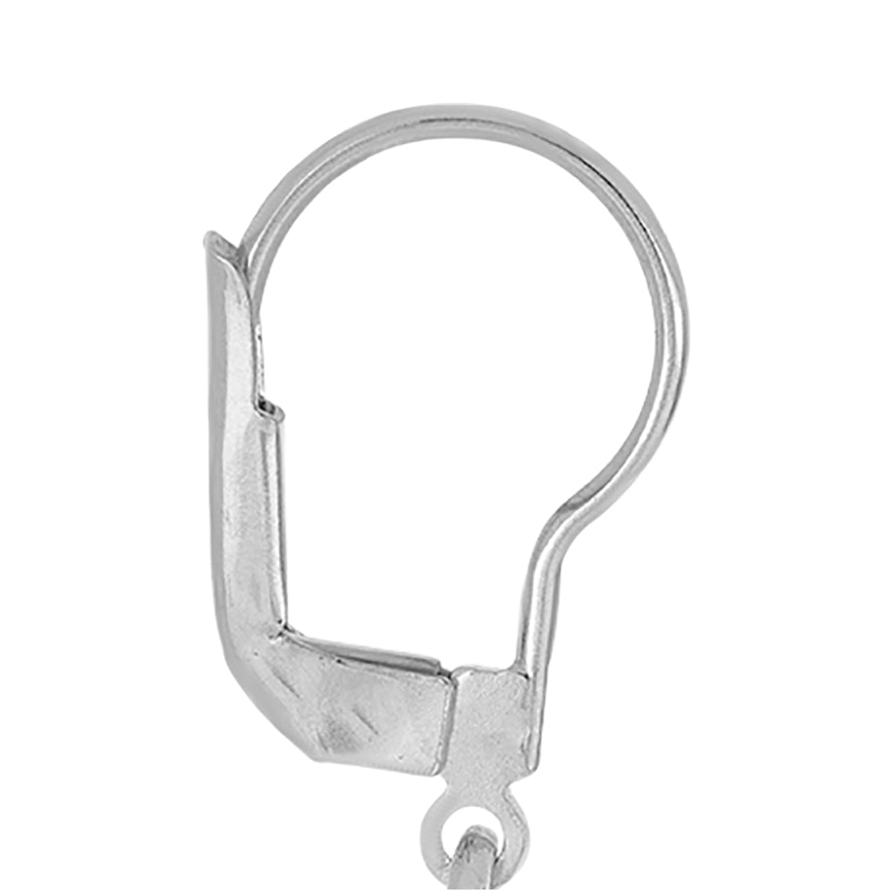 Silberohrringe mit Rhodolith aus Moatize 2 