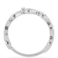 Silberring mit weißem Diamant