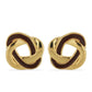 Goldplattierte Silberohrringe mit Emaille