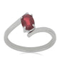 Silberring mit Rubin aus Madagaskar