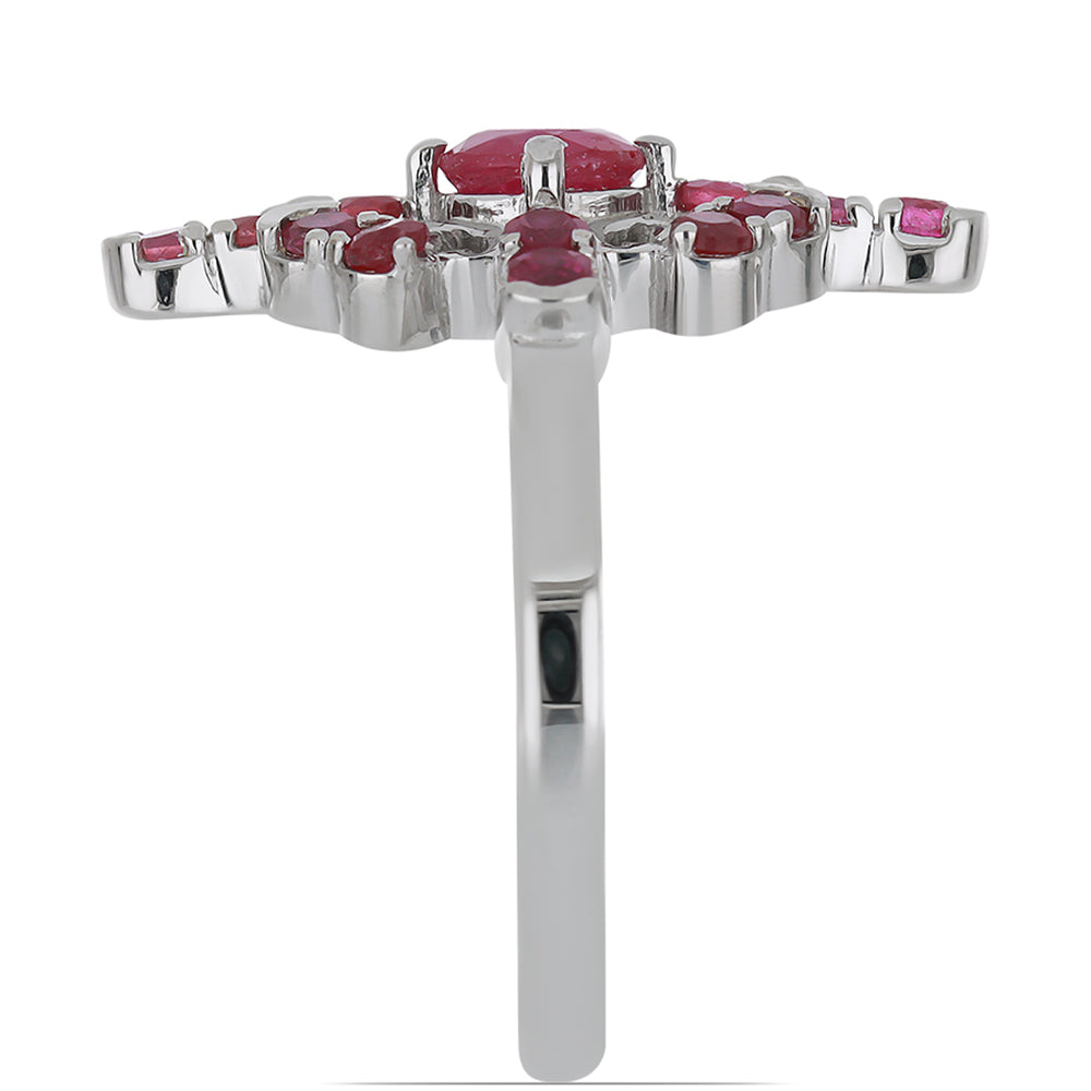 Silberring mit Rubin aus Madagaskar 4 