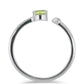 Silberring mit Peridot aus Changbai