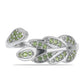 Silberring mit Peridot aus Changbai