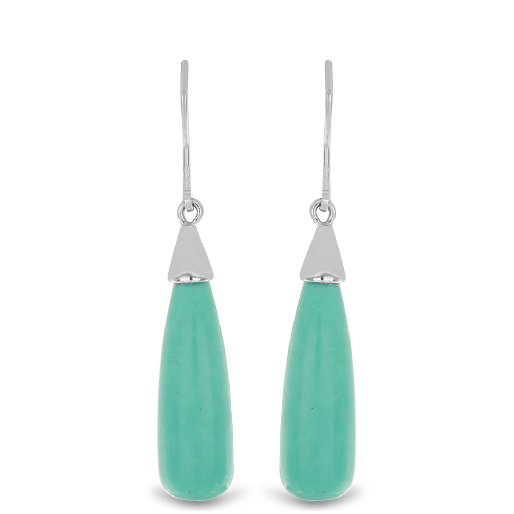 Silberohrringe mit Dornröschen Türkis 1 