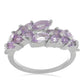 Silberring mit Rose De France Amethyst