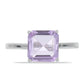 Silberring mit Rose De France Amethyst