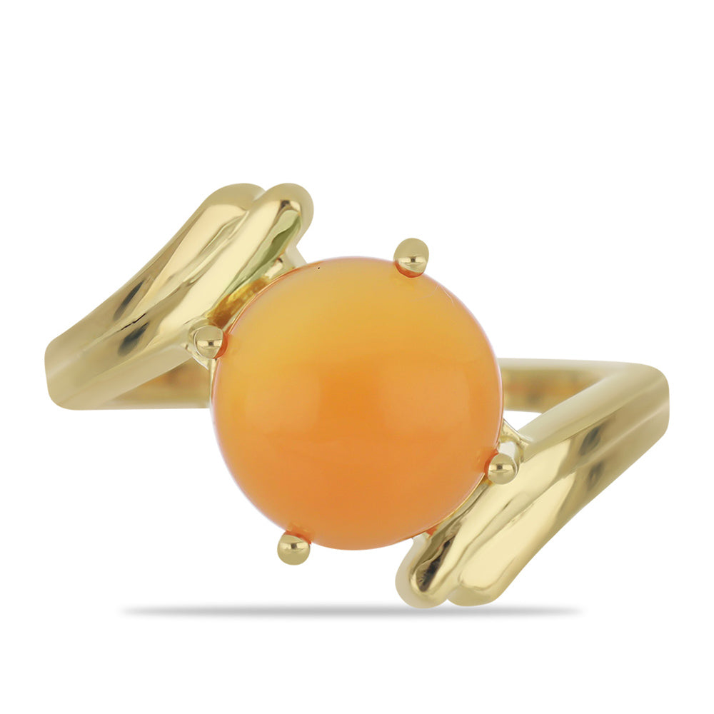 Goldplattierter Silberring mit Karneol 1 