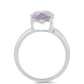 Silberring mit Rose De France Amethyst