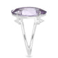 Silberring mit Rose De France Amethyst