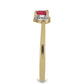 schmuckgarnitur aus Goldplattierte Silber mit rotem Quarz