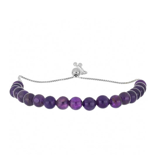 Silberarmband mit marokkanischem Amethyst
