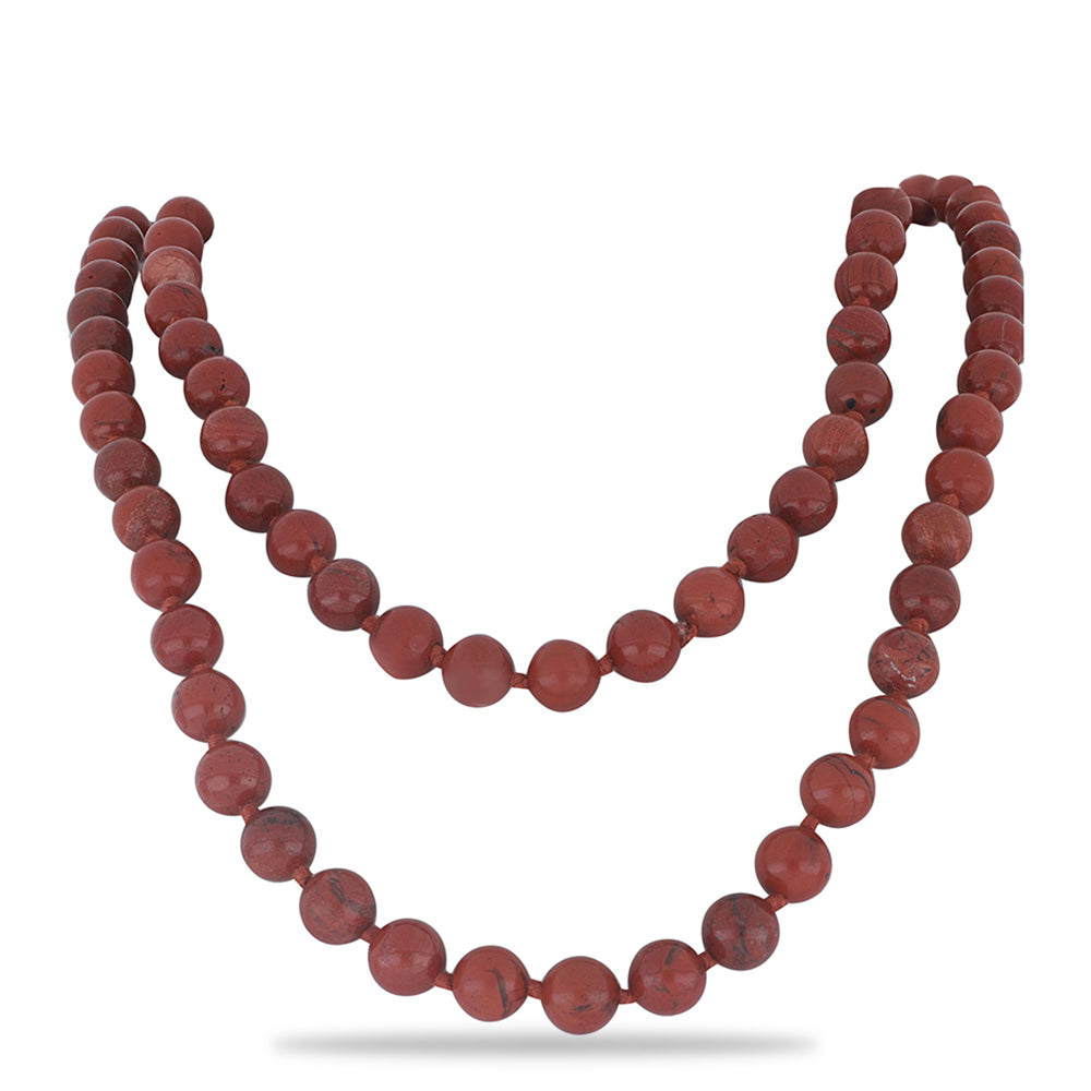 Nugget Halskette mit rotem Jaspis
