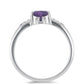 Silberring mit marokkanischem Amethyst