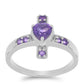 Silberring mit marokkanischem Amethyst