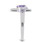Silberring mit marokkanischem Amethyst