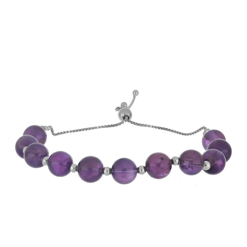 Silberarmband mit marokkanischem Amethyst