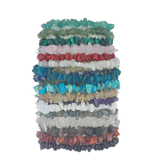 Schmuckgarnitur aus Nugget mit Barton Granat und Karneol