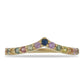 Goldplattierter Silberring mit Regenbogensaphir