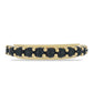 Goldplattierter Silberring mit schwarzem Onyx