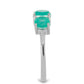 Silberring mit Paraiba Quarz