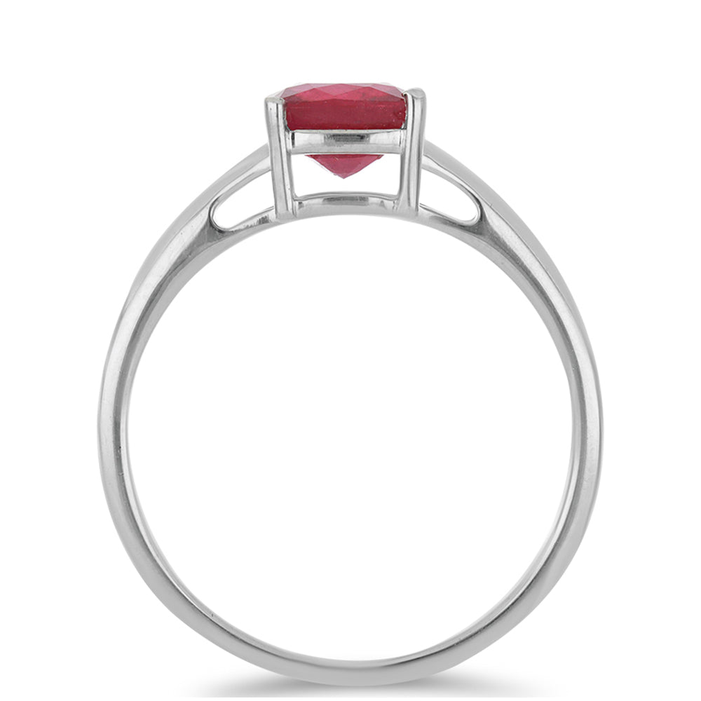 Silberring mit Rubin aus Madagaskar 2 