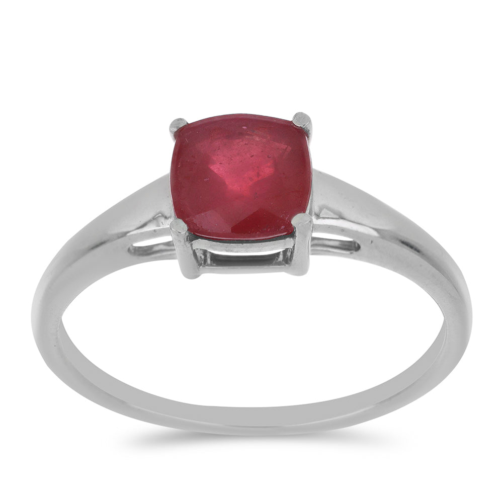 Silberring mit Rubin aus Madagaskar 3 