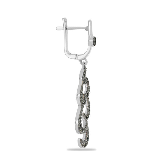 Silberohrringe mit österreichischem Markasit