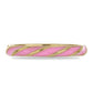 Goldplattierter Silberring mit Emaille