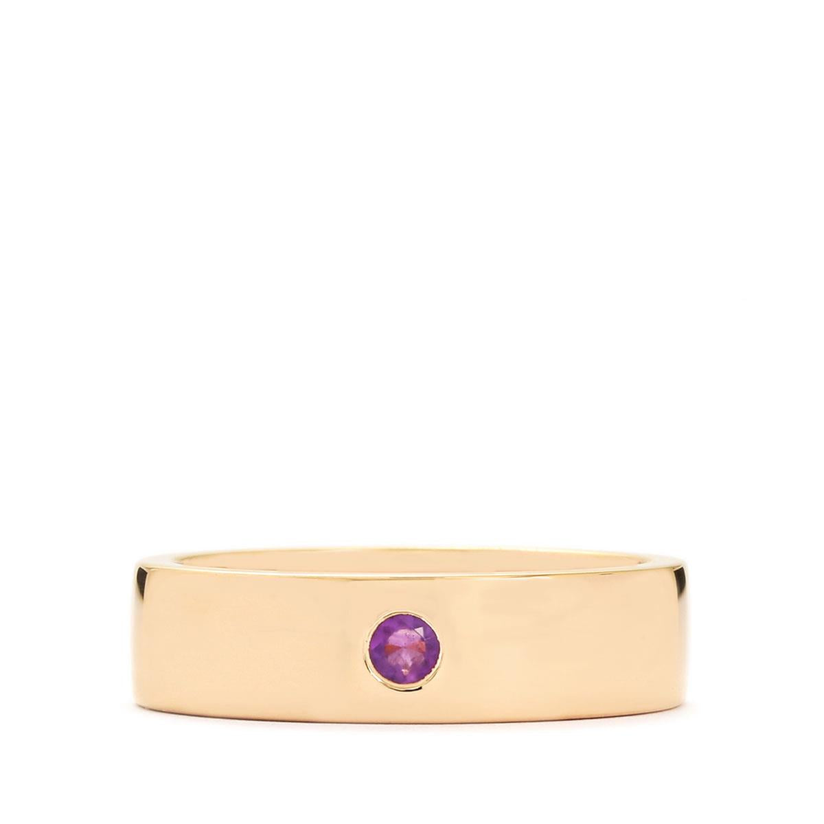 Vermeil Ring mit Amethyst 1 