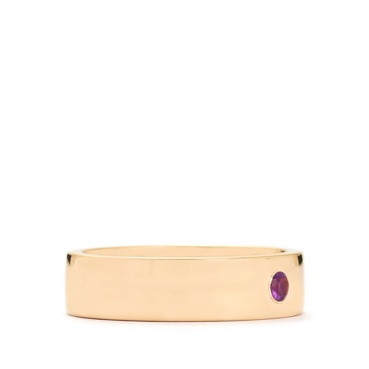 Vermeil Ring mit Amethyst